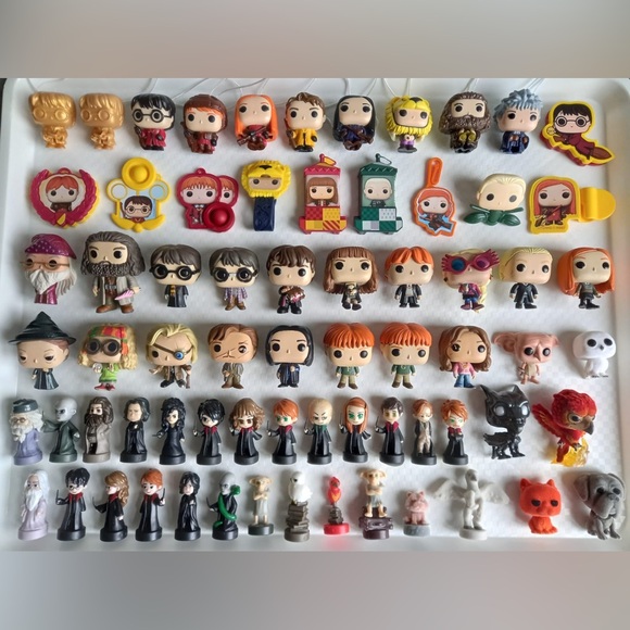 Magical Character Figurines Collection Harry Potter Set of 69 pieces